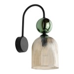 SOPHIA GREEN COGNAC KINKIET 1XE14