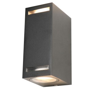 FAVEIRA BLACK KINKIET OGRODOWY 2XGU10