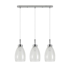 MORRO CHROM/WHITE LAMPA WISZĄCA 3XE27