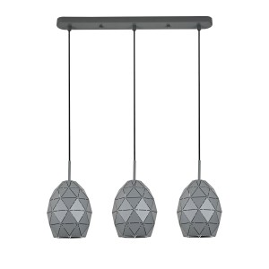 EGANA GRAPHITE LAMPA WISZĄCA 3XE27
