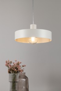 Lampa wisząca RIF L  szary beż 41436