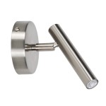 Lampa kinkiet SOPEL srebrny szczotkowany 41512