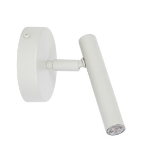 Lampa kinkiet SOPEL szary beż 41203