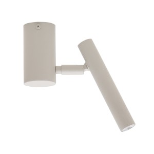 Lampa sufitowa SOPEL krótki szary beż 41468