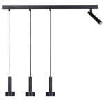 Lampa STAMP 3 zwis + 1 czarny 41246