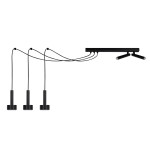 Lampa STAMP SPIDER 3 zwis + 2 czarny 41256