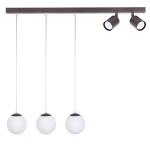 Lampa TAVIRA zwis brąz 3+2 41272