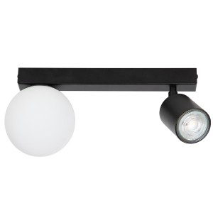 Lampa TAVIRA plafon czarny 1+1 41314