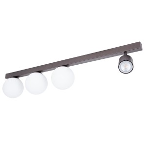 Lampa TAVIRA plafon brąz 3+1 41268