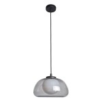 Ainale - Lampa wisząca PND-54637-1-BK-SG