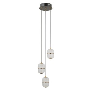 Alani - Lampa wisząca PND-34375-3-BK
