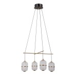 Alani - Lampa wisząca PND-34375-4-BK