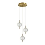 Corado - Lampa wisząca PND-81418-3-BK-GD