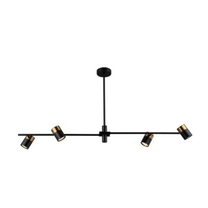 Elice - Lampa wisząca PND-58892-4-BK-BRO