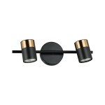 Elice - Kinkiet WL-58892-2-BK-BRO