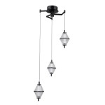 Fuente - Lampa wisząca PND-34395-3-BK