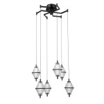 Fuente - Lampa wisząca PND-34395-6-BK