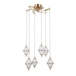 Fuente - Lampa wisząca PND-34395-6-HBR
