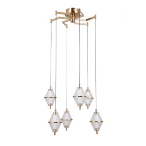 Fuente - Lampa wisząca PND-34395-6-HBR