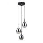 Meolo - Lampa wisząca PND-40825-3-BK