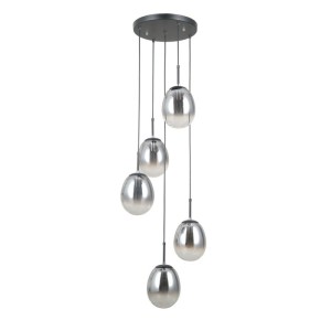 Meolo - Lampa wisząca PND-40825-5-BK