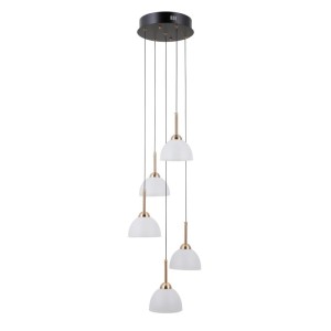 Montiela - Lampa wisząca PND-34374-5-BK