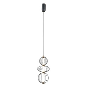 Rabel - Lampa wisząca PND-344221-3V-BK