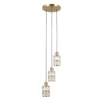 Alma - Lampa wisząca PND-40668-3-HBR