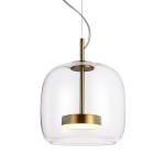 Caste - Lampa wisząca PND-17760A-BRSS-CL