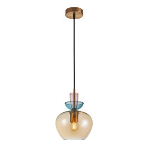 Fanda - Lampa wisząca PND-31882-1-GD-AMB