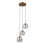 Felis - Lampa wisząca PND-40824-3-GD