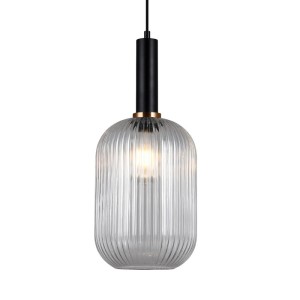Antiola - Lampa wisząca PND-5588-1L-BK+CL
