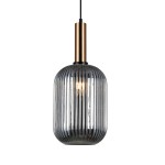 Antiola - Lampa wisząca PND-5588-1L-BRO+SG