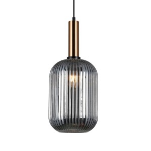 Antiola - Lampa wisząca PND-5588-1L-BRO+SG