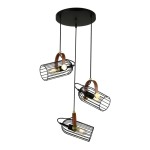 Antoin - Lampa wisząca PND-2445-3-BK