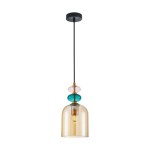 Busco - Lampa wisząca PND-30263-1B-BRO-AMB
