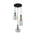 Busco - Lampa wisząca PND-30263-3A-BRO-SG