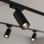 Slim Magnetic Track Czarny Spot 9W LED Tuya CCT