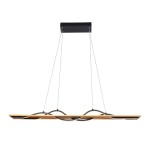 Conato - Lampa wisząca PND-23848-30W-BK-GD