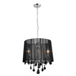 Cornelia - Lampa wisząca MDM-2572/3 BK