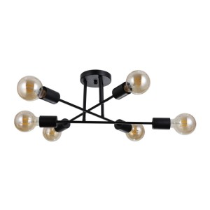 Formio - Lampa sufitowa PND-4052-6-BL