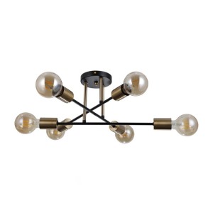Formio - Lampa sufitowa PND-4052-6-BL-HBR