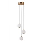 Ganti - Lampa wisząca PND-34362-3-HBR-OPAL