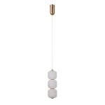 Ganti - Lampa wisząca PND-34362-3V-HBR-OPAL