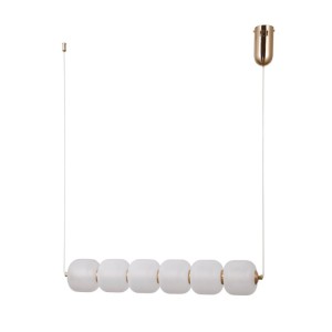 Ganti - Lampa wisząca PND-34362-6H-HBR-OPAL