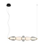 Gastel - Lampa wisząca PND-74937-5-BK
