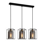 Kalula - Lampa wisząca PND-78901-3-BK+SG
