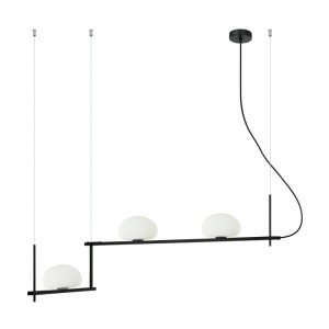 Kernio - Lampa wisząca PND-357783-BK+W