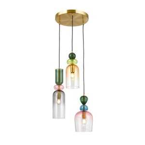 Manso - Lampa wisząca PND-37462-3A-MC-GD