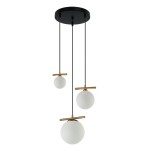 Merseta - Lampa wisząca PND-463323A-BRO+W